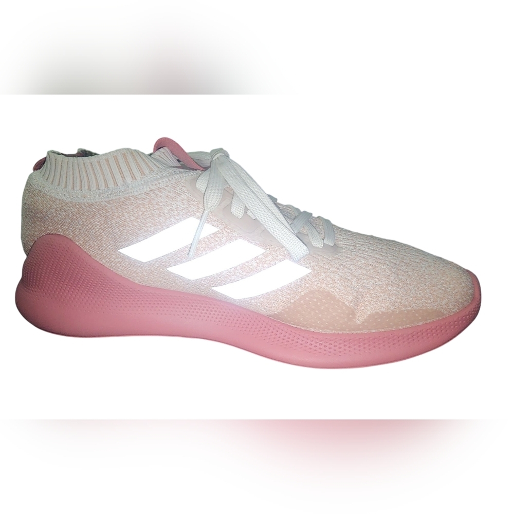 Adidas Womens Purebounce+ Pink Running Shoes, Womens 10​ - Picture 5 of 7
